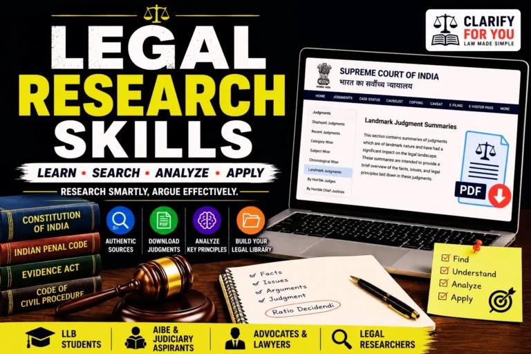 Legal Research Skills