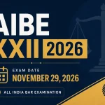 AIBE 22 exam guide showing November 29 2026 exam date